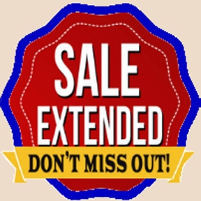 Sale Extended - Don't Miss Out!